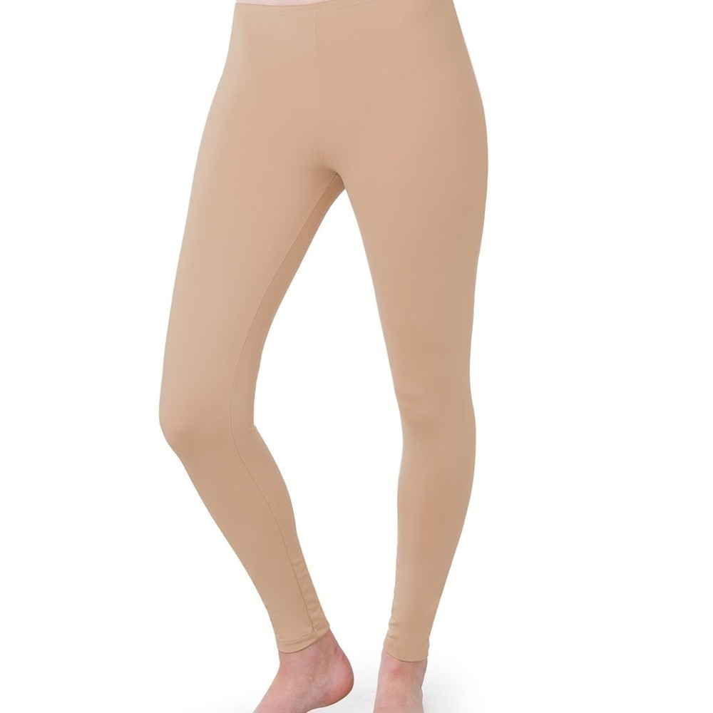Elita Warm Wear Microfibre Thermal Leggings in Nude